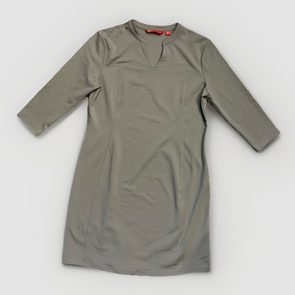 Eastern Mountain Sports Dress Gray Grand Tour Long Sleeve Women's Size XL
